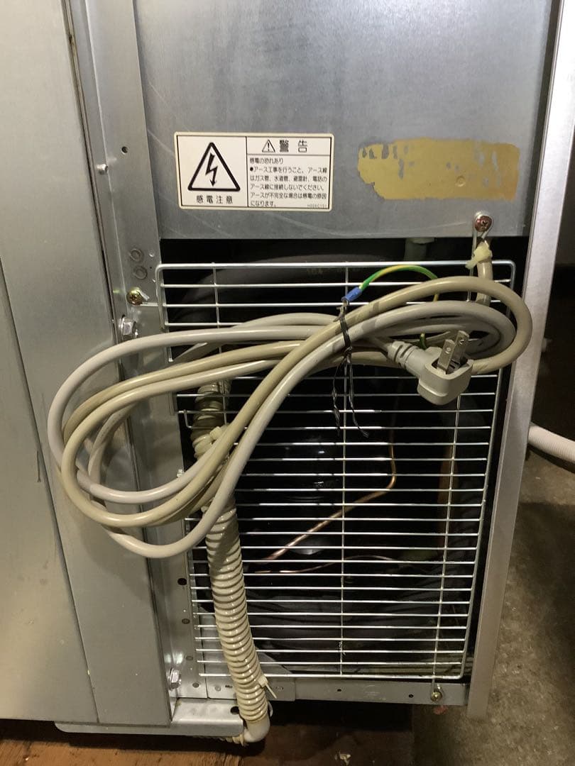 うみ フクシマ 業務用冷蔵庫1ドア冷蔵コールドテーブル 155L 08年製