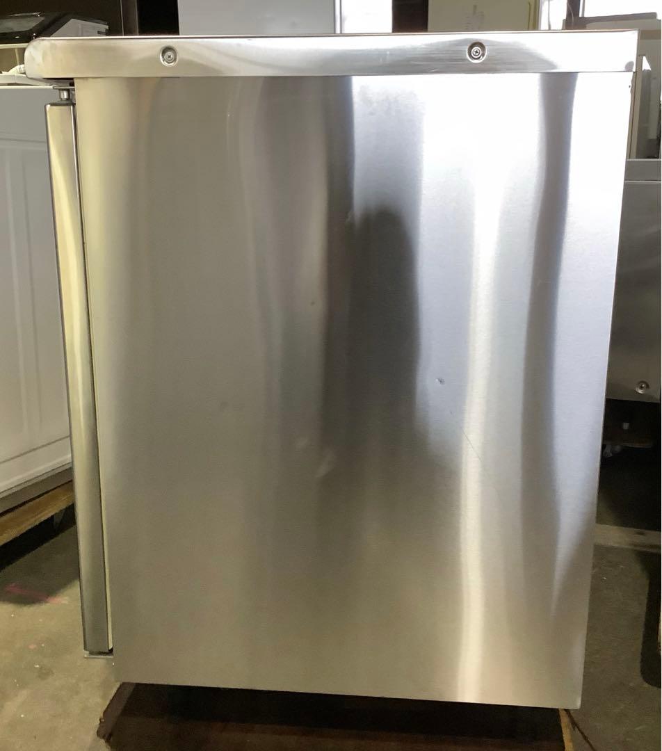 うみ フクシマ 業務用冷蔵庫1ドア冷蔵コールドテーブル 155L 08年製