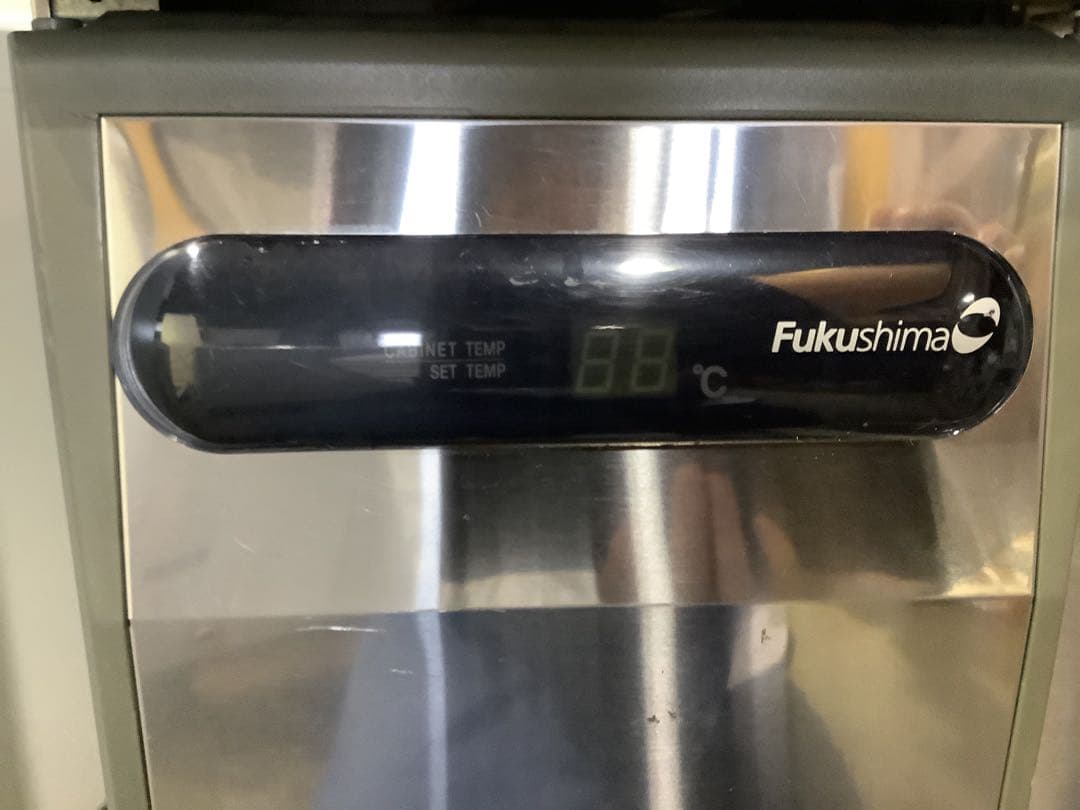 うみ フクシマ 業務用冷蔵庫1ドア冷蔵コールドテーブル 155L 08年製