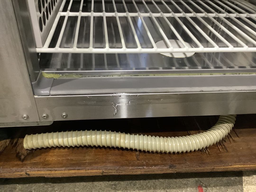 うみ フクシマ 業務用冷蔵庫1ドア冷蔵コールドテーブル 155L 08年製