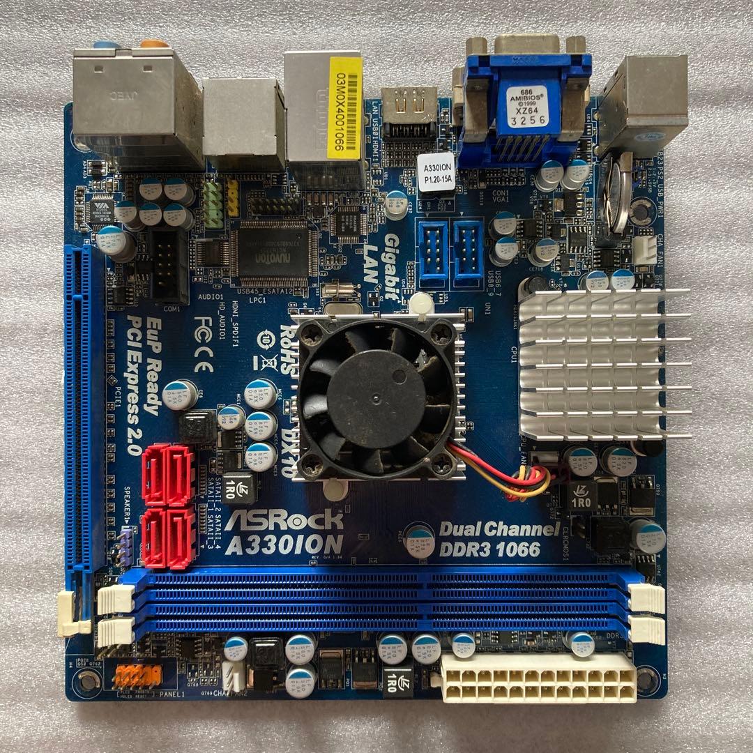 ジャンク ASRock A330ION Mini-ITXマザーボード