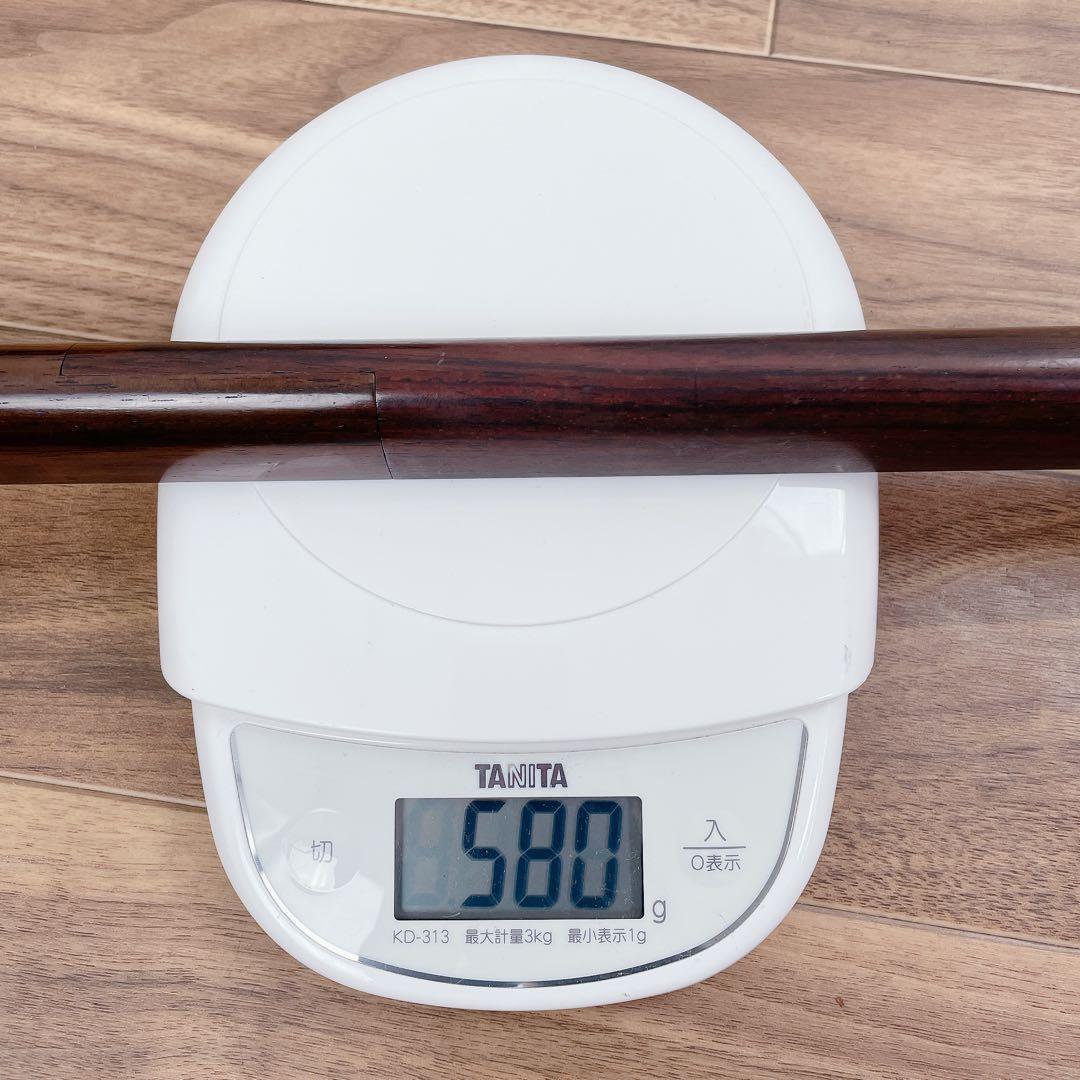 三味線 1本溝 紫檀 丸打胴 犬皮 和楽器 鳩胸　細棹