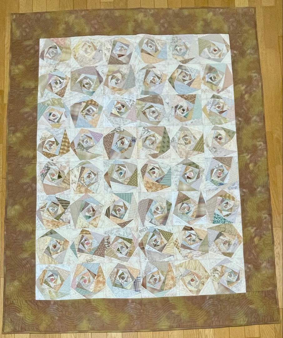 パッチワークキルト　タペストリー　スター