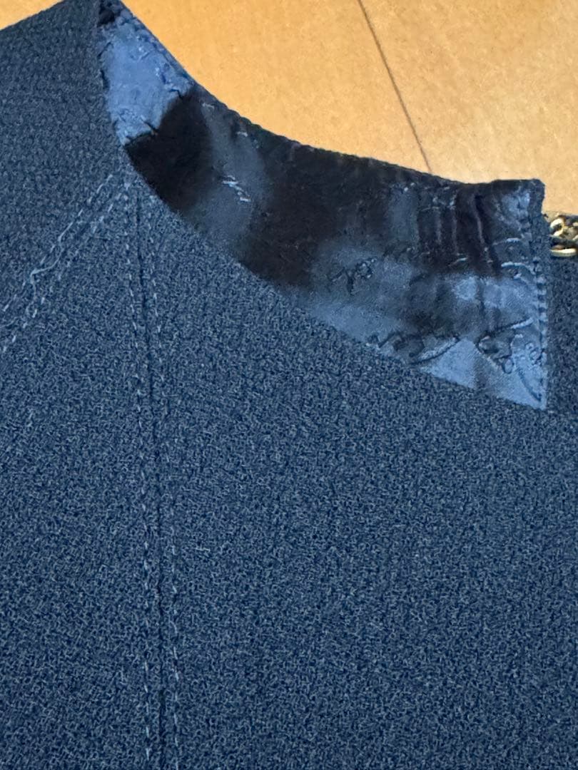 【未着用】FENDI フェンディ ブラック ニットワンピース 半袖