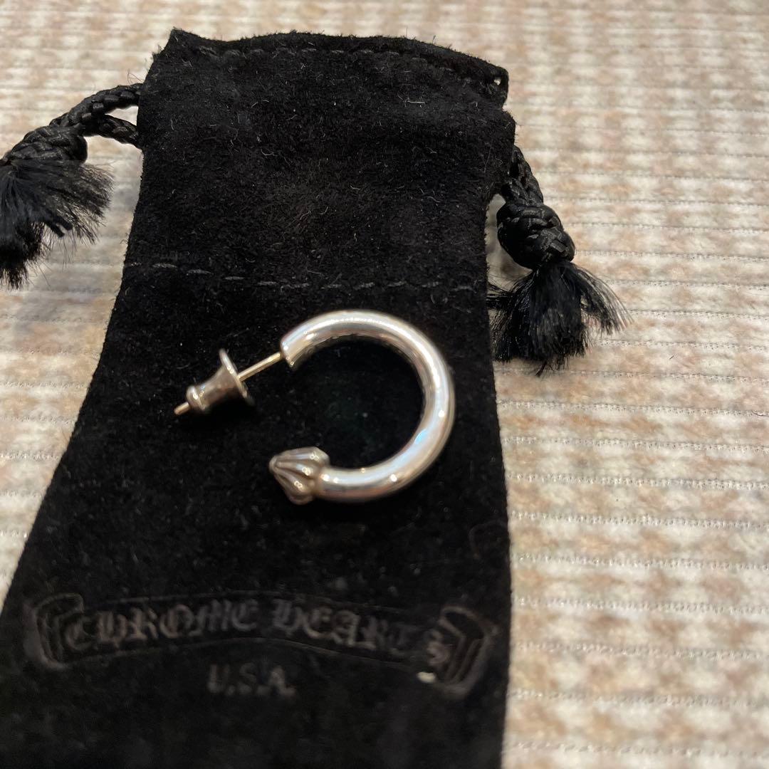 クロムハーツプレンフープピアス