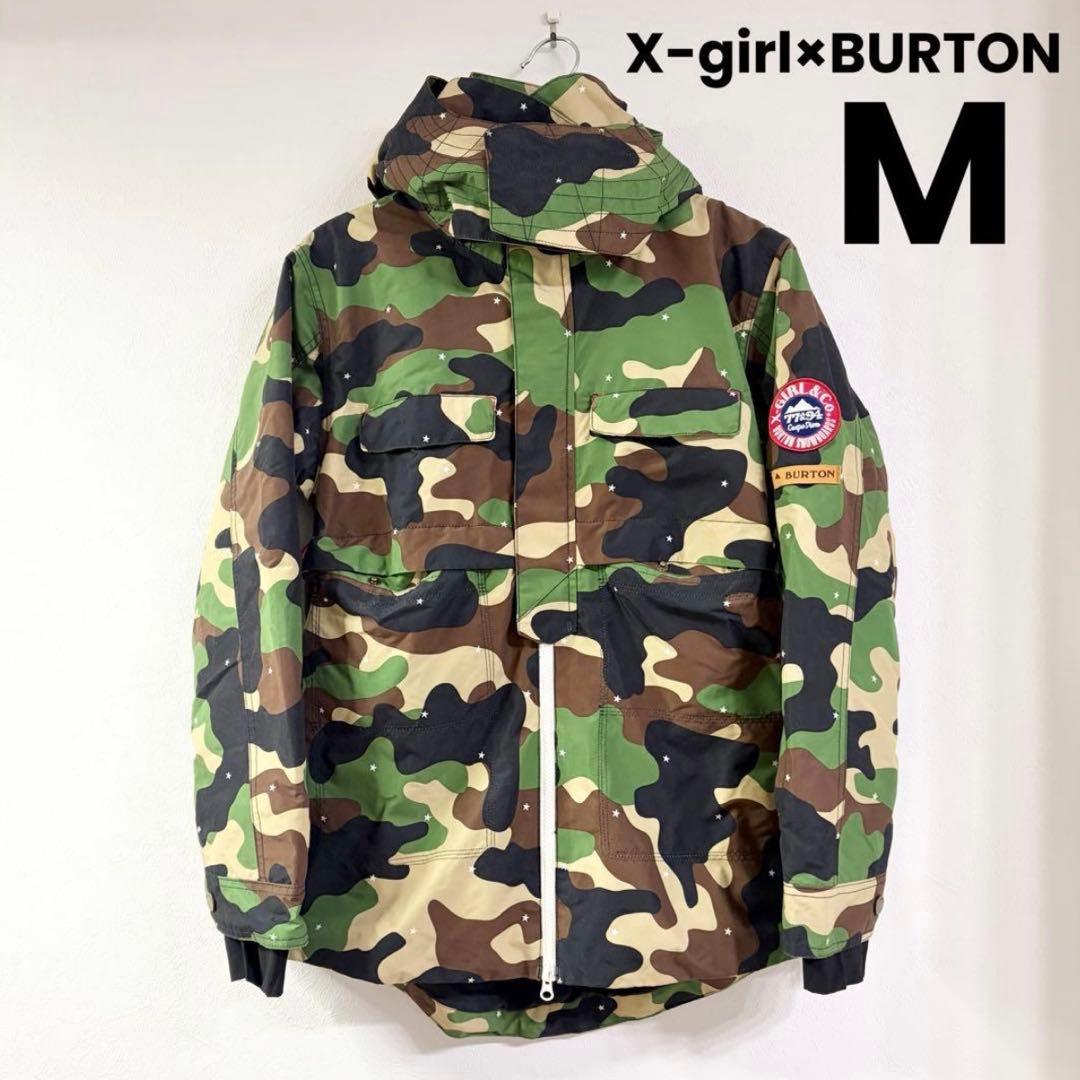【X-girl×BURTON】オリジナルカモ柄ZOWIE JACKET　サイズM