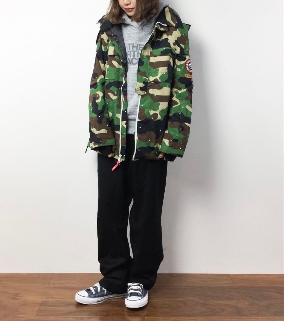 【X-girl×BURTON】オリジナルカモ柄ZOWIE JACKET　サイズM