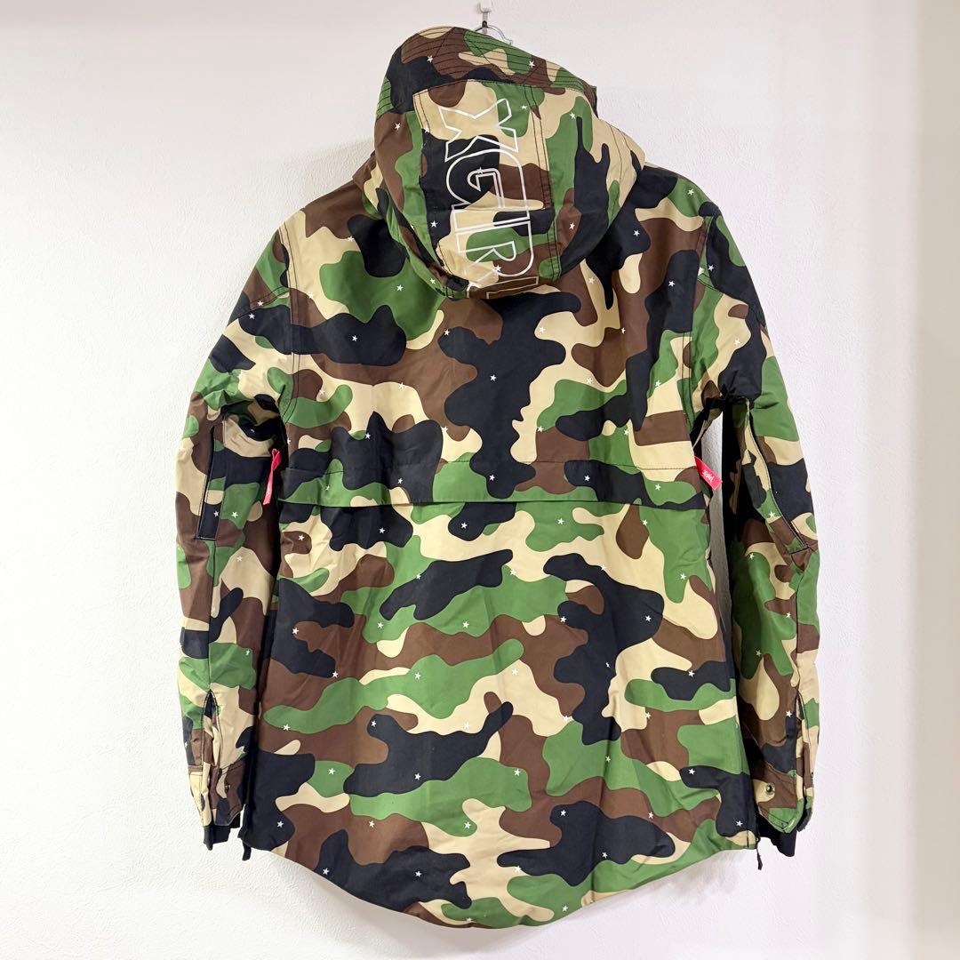 【X-girl×BURTON】オリジナルカモ柄ZOWIE JACKET　サイズM