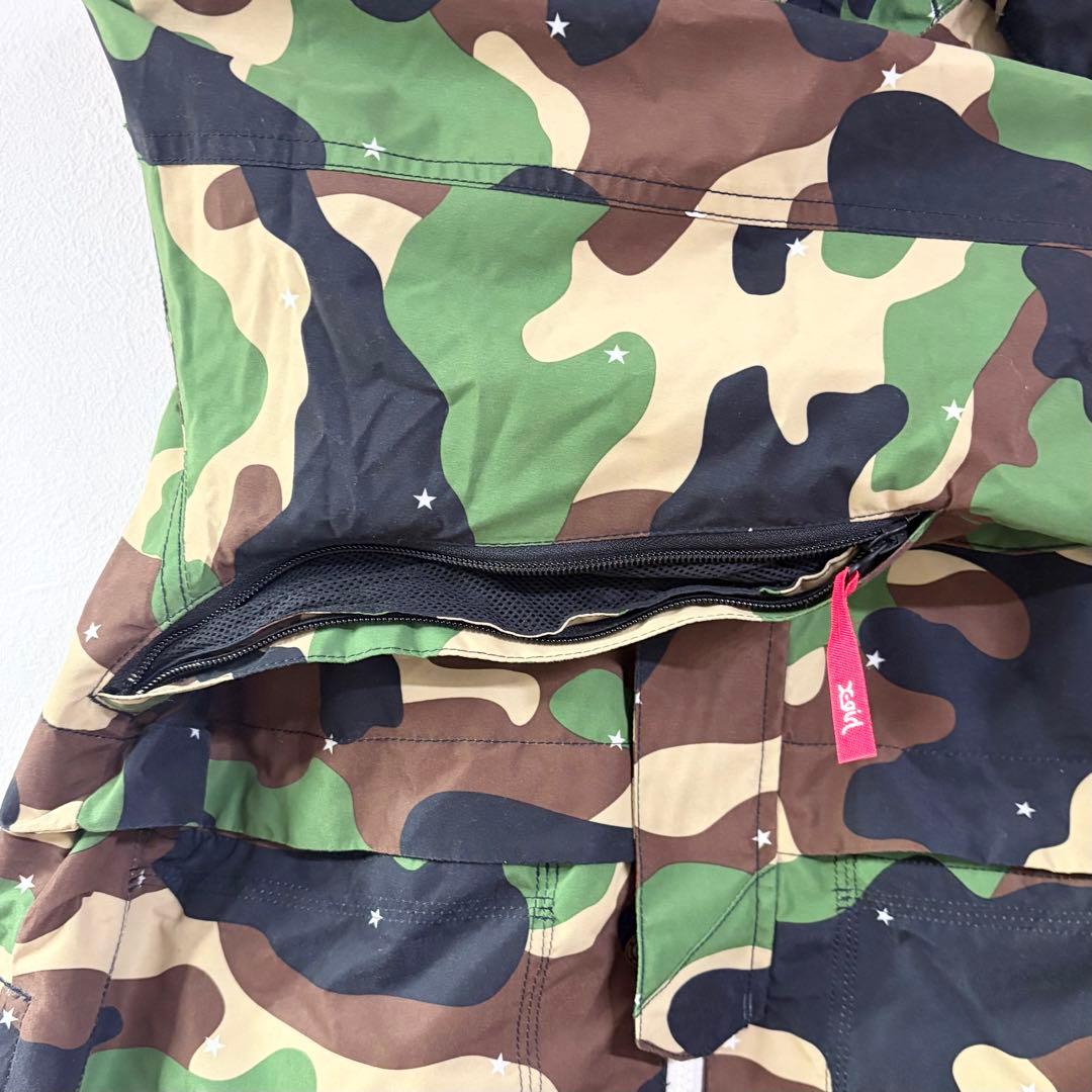 【X-girl×BURTON】オリジナルカモ柄ZOWIE JACKET　サイズM