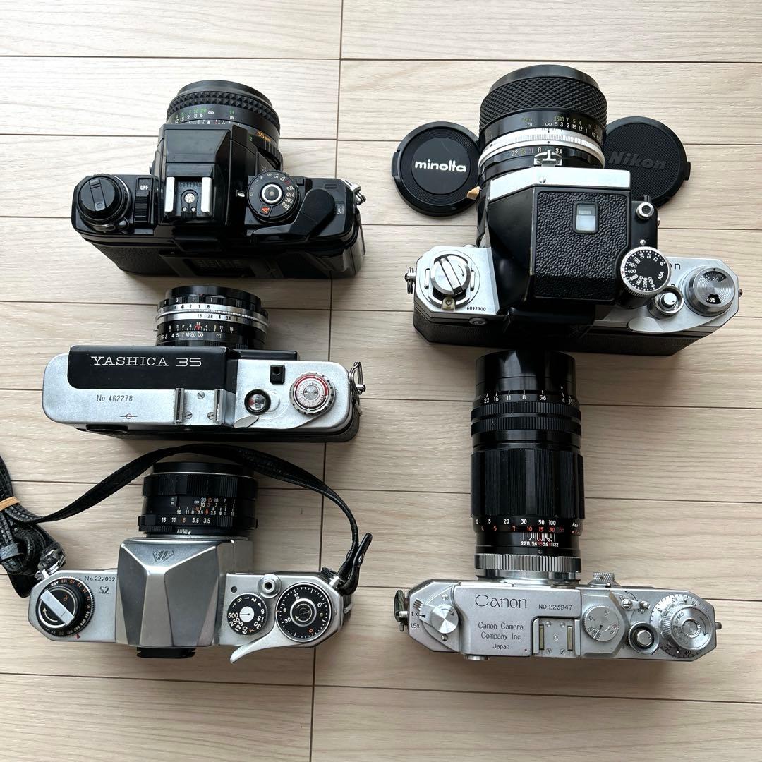 ジャンク フィルムカメラ 5台セット レンズ付き