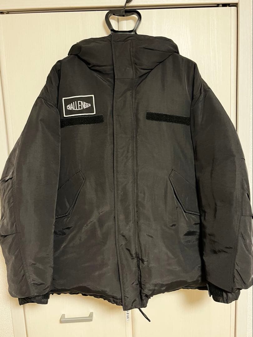 challenger down jacket ブラック
