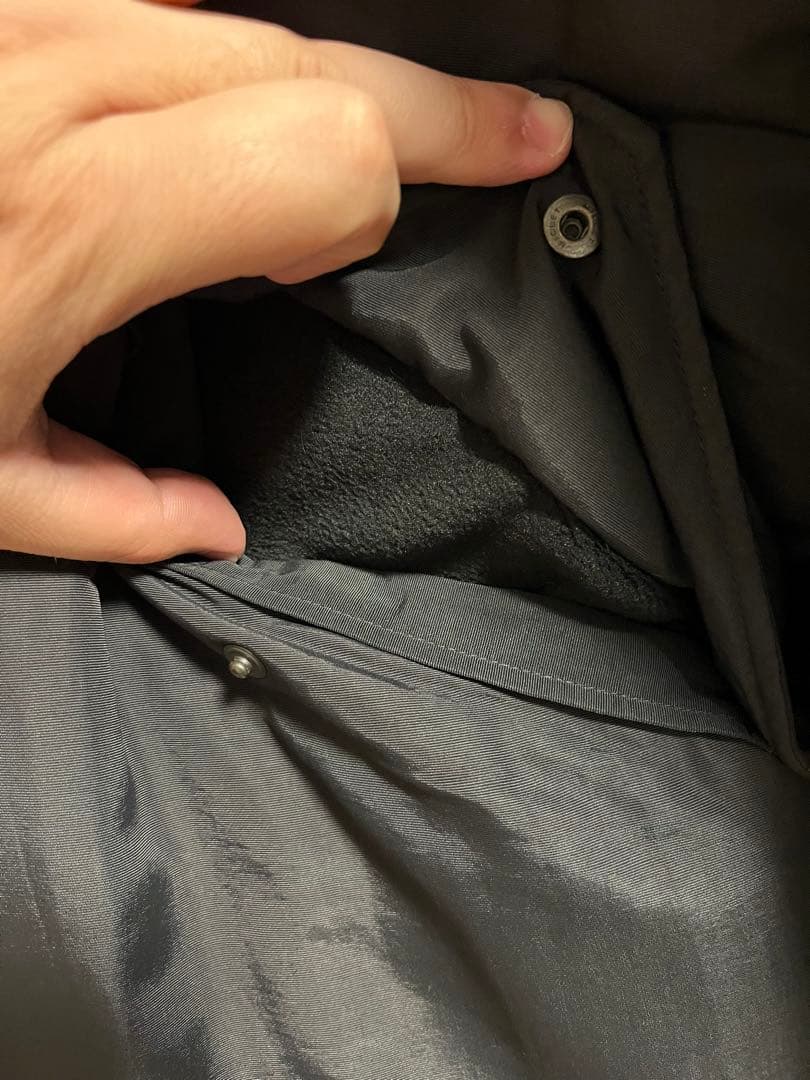 challenger down jacket ブラック