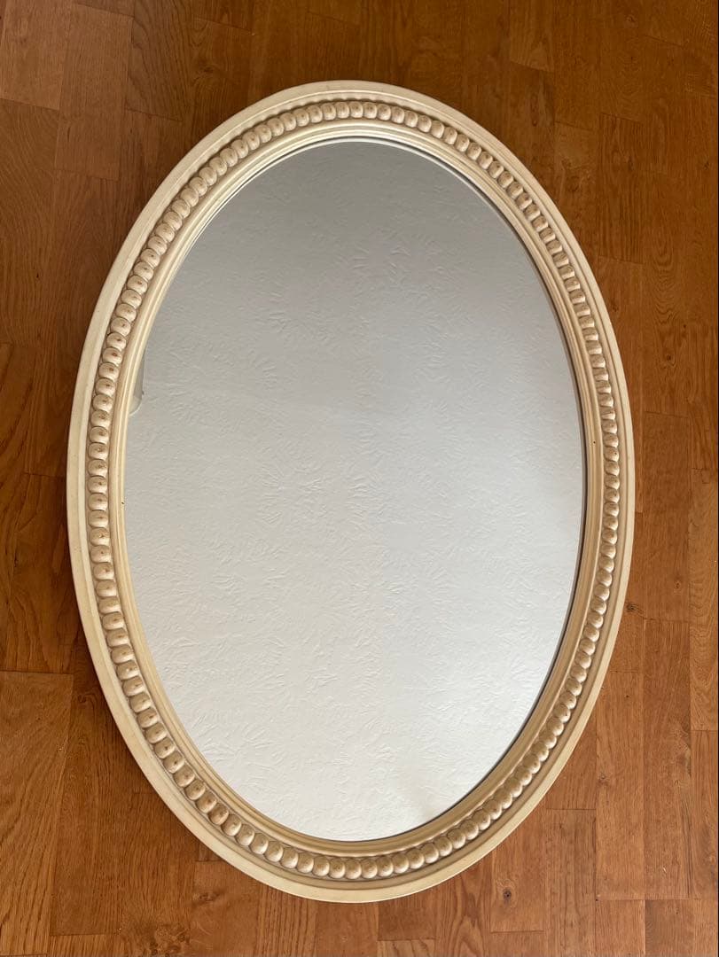 スタンレーファニチャー社★オーバルミラー楕円壁掛鏡姿見アメリカビンテージフレンチ