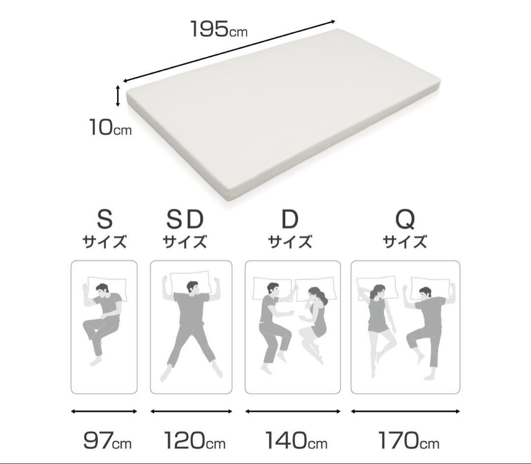【モットンマットレス】ダブル　※引き取り限定