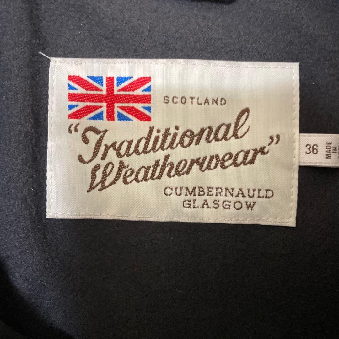 トラディショナルウェザーウェア　キルティング　ダッフルロングコート 36