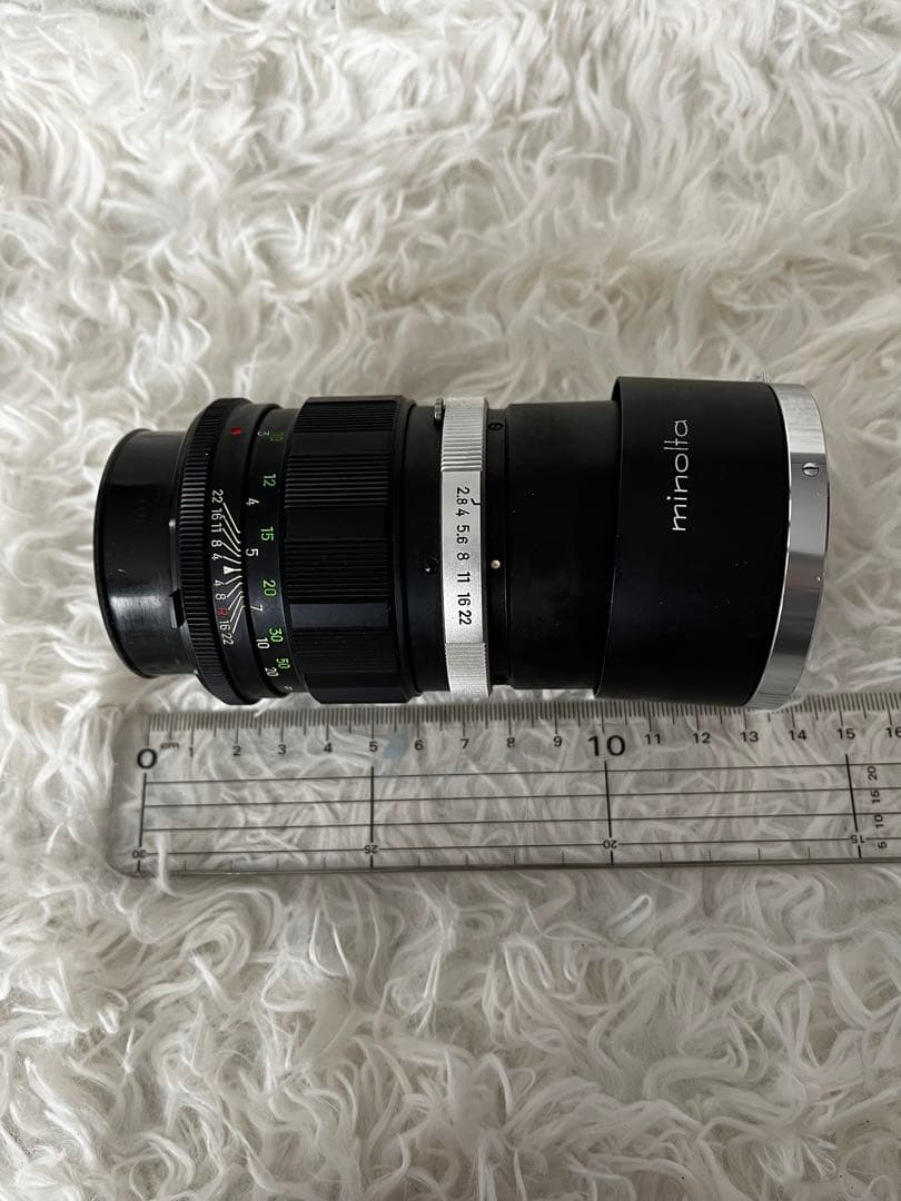 minolta SR-T 101 一眼レフカメラ ・ MC ROKKOR レンズ