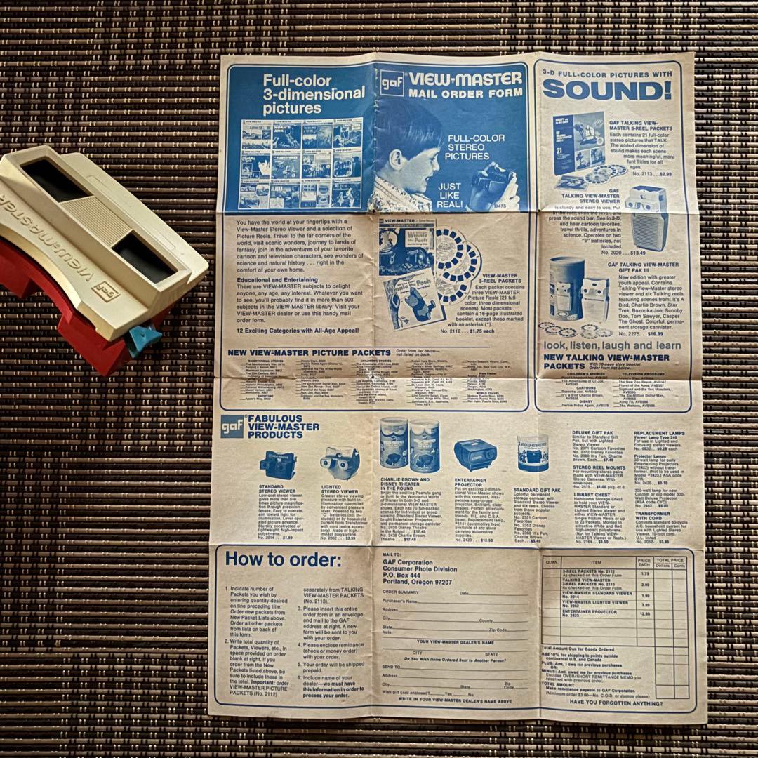 view master 70年代 Disneyリール16枚セット