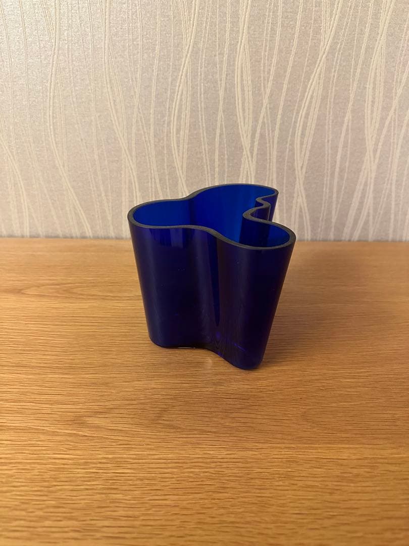 イッタラ ALVAR AALTO サヴォイ ベース 120mm コバルトブルー