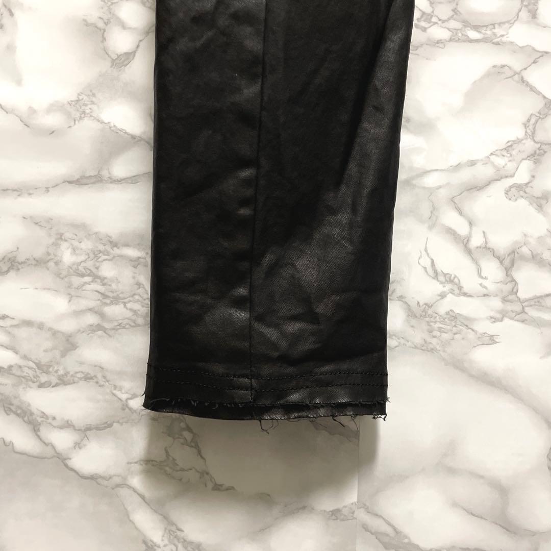 bajra バジュラ ジップデザインパンツ　ポケット　特殊加工生地