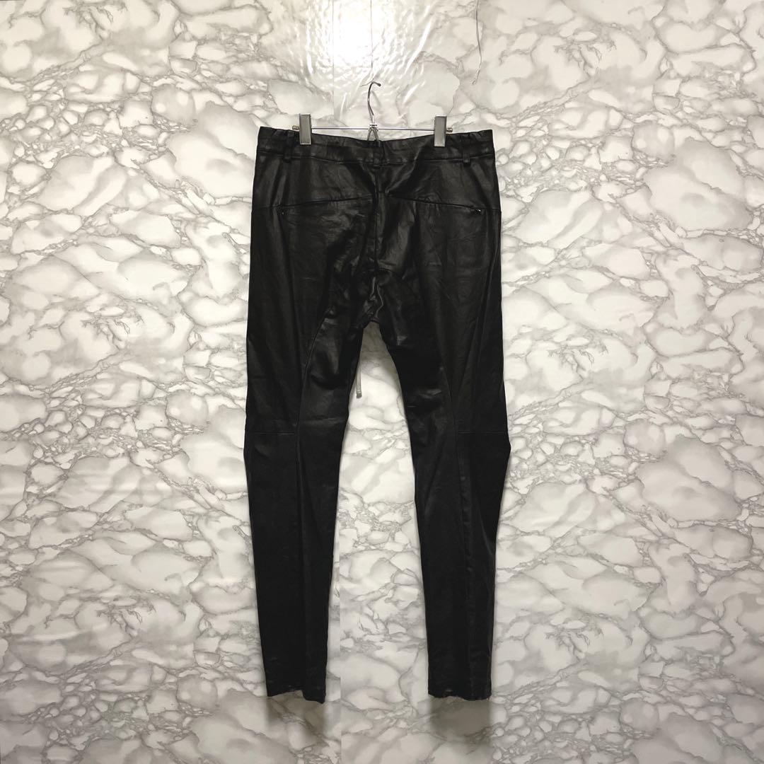 bajra バジュラ ジップデザインパンツ　ポケット　特殊加工生地