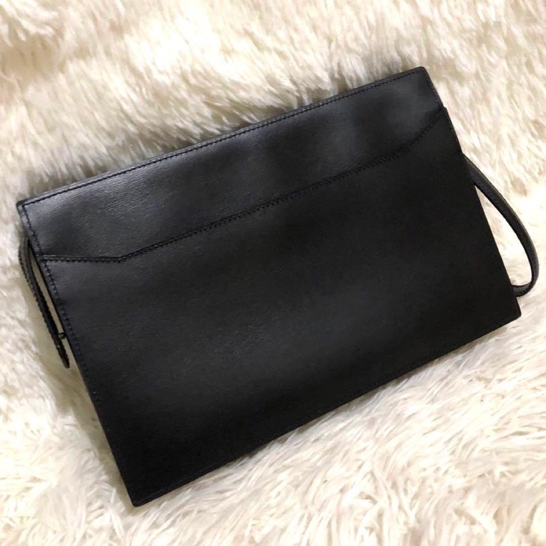 未使用級✨カルティエ クラッチバッグ セカンドバッグ パシャ ブラック