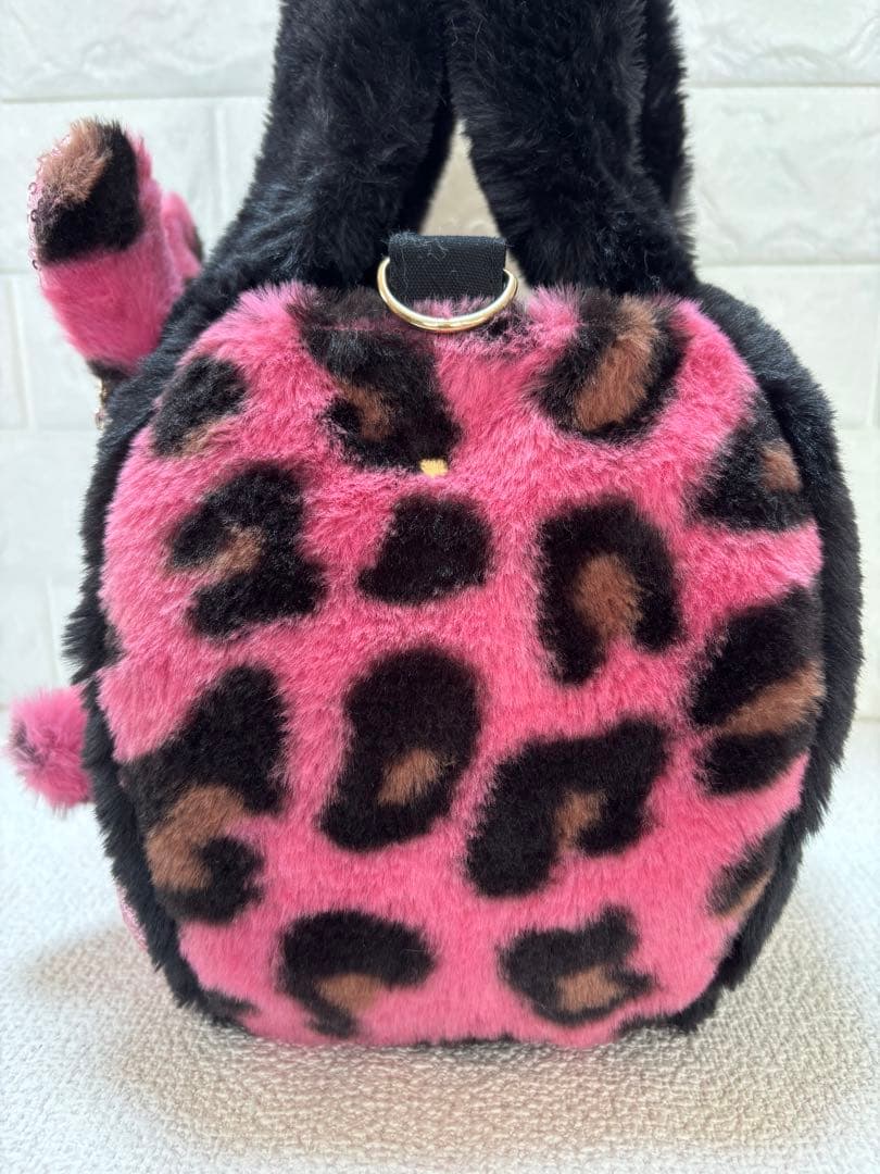 あ*き様 コヤンイサムチョン　ハンドメイド　ファーバッグ　ジョーズくん　ヒョウ柄