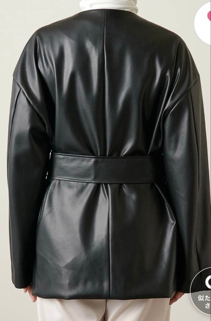 Whim Gazette(ウィム ガゼット)エコレザーブルゾン¥53,900