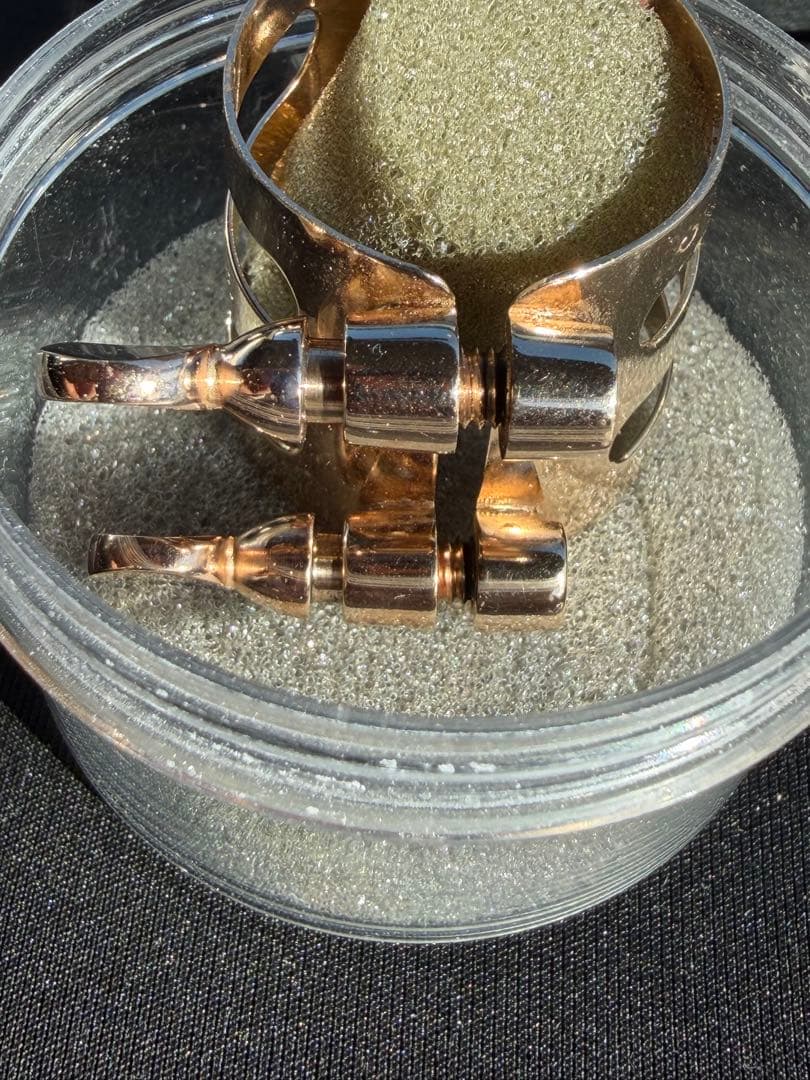 クラリネット用ピンクゴールドメッキ リガチャー