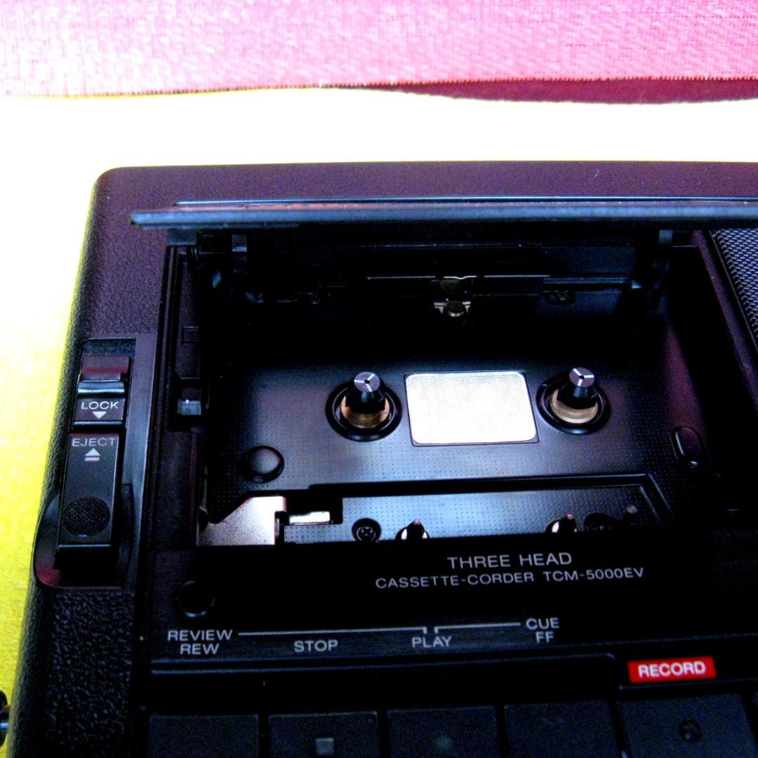 ☆ SONY TCM-5000EV カセットレコーダー　整備品