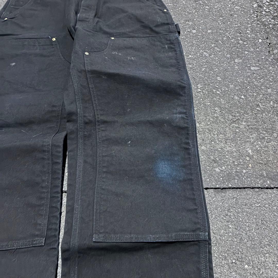 Carhartt ブラック ダブルニー ペインターパンツ USA製