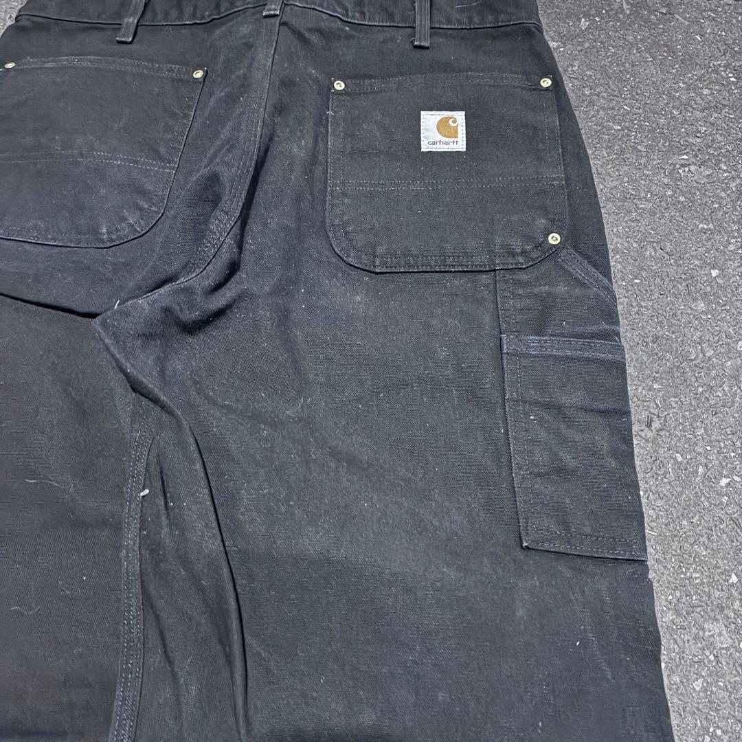 Carhartt ブラック ダブルニー ペインターパンツ USA製