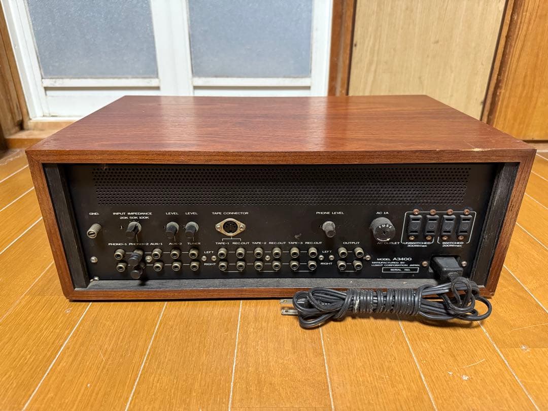 luxkit a3400 luxman アンプ オーディオ機器 ラックスキット