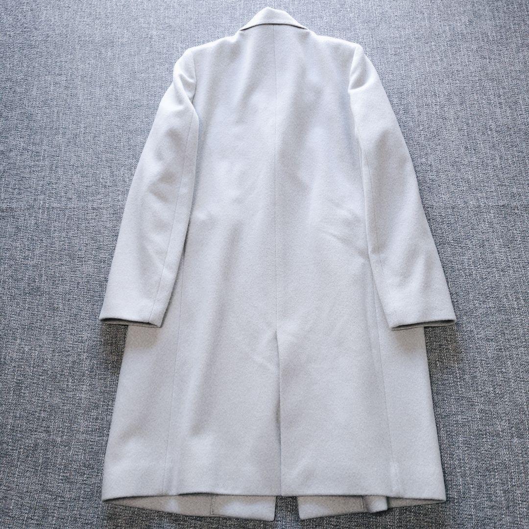 ICB　近年モデル　秋冬　ウール100%　チェスターコート　44　ライトグレー