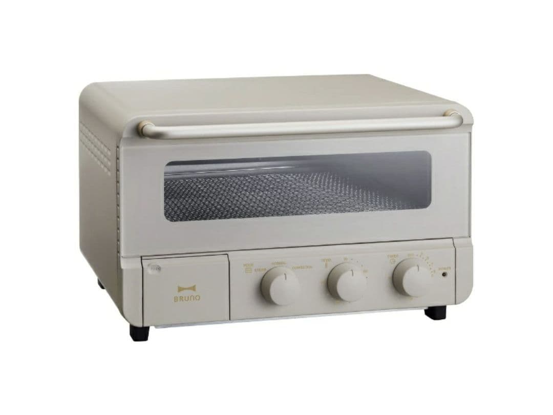 新品 BRUNO ブルーノ スチーム＆ベイクトースター グレージュ