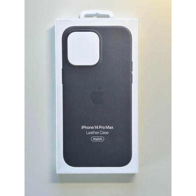 【新品】純正 iPhone 14 Pro Max レザーケース・ミッドナイト①