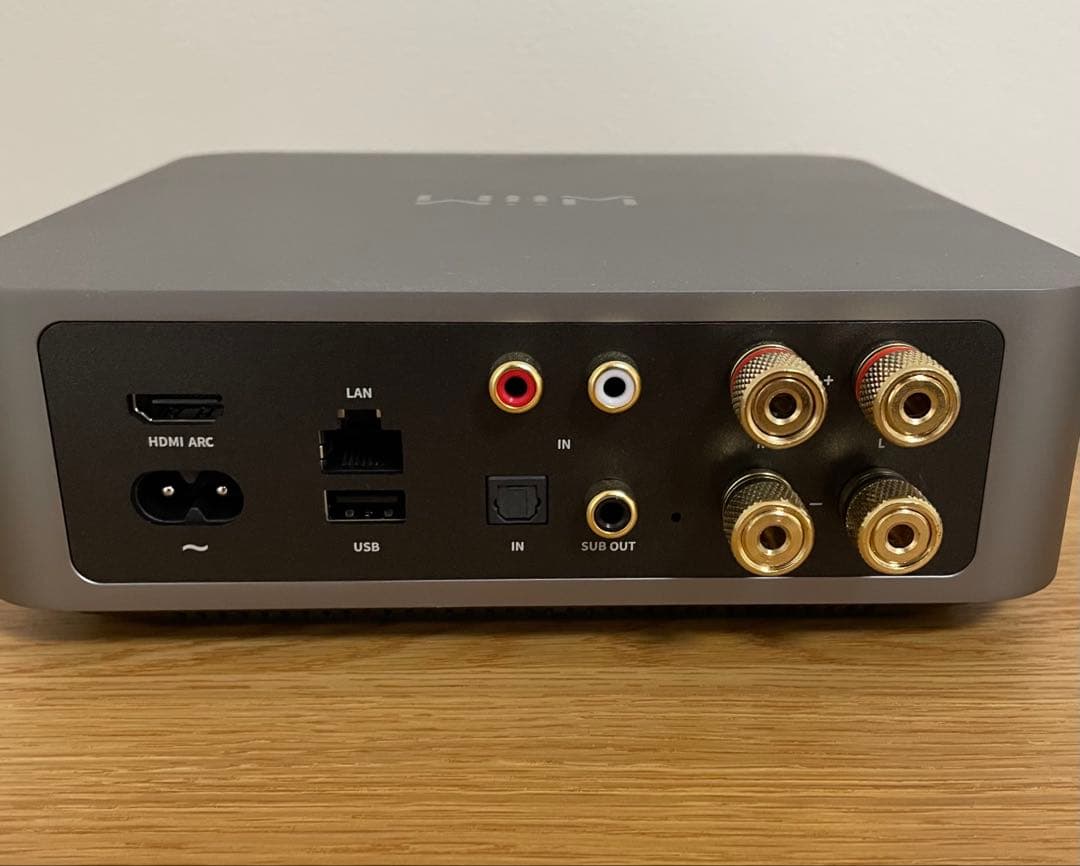 Wiim Amp スペースグレー　スペースストリーマーアンプ