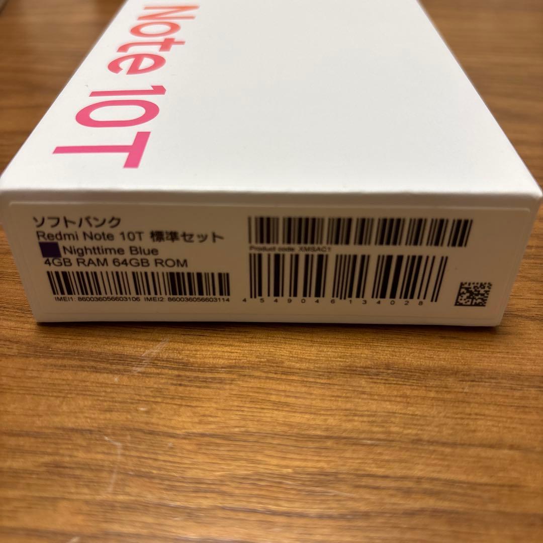 RedmiNote10T【新品未使用品】クリアケース付き