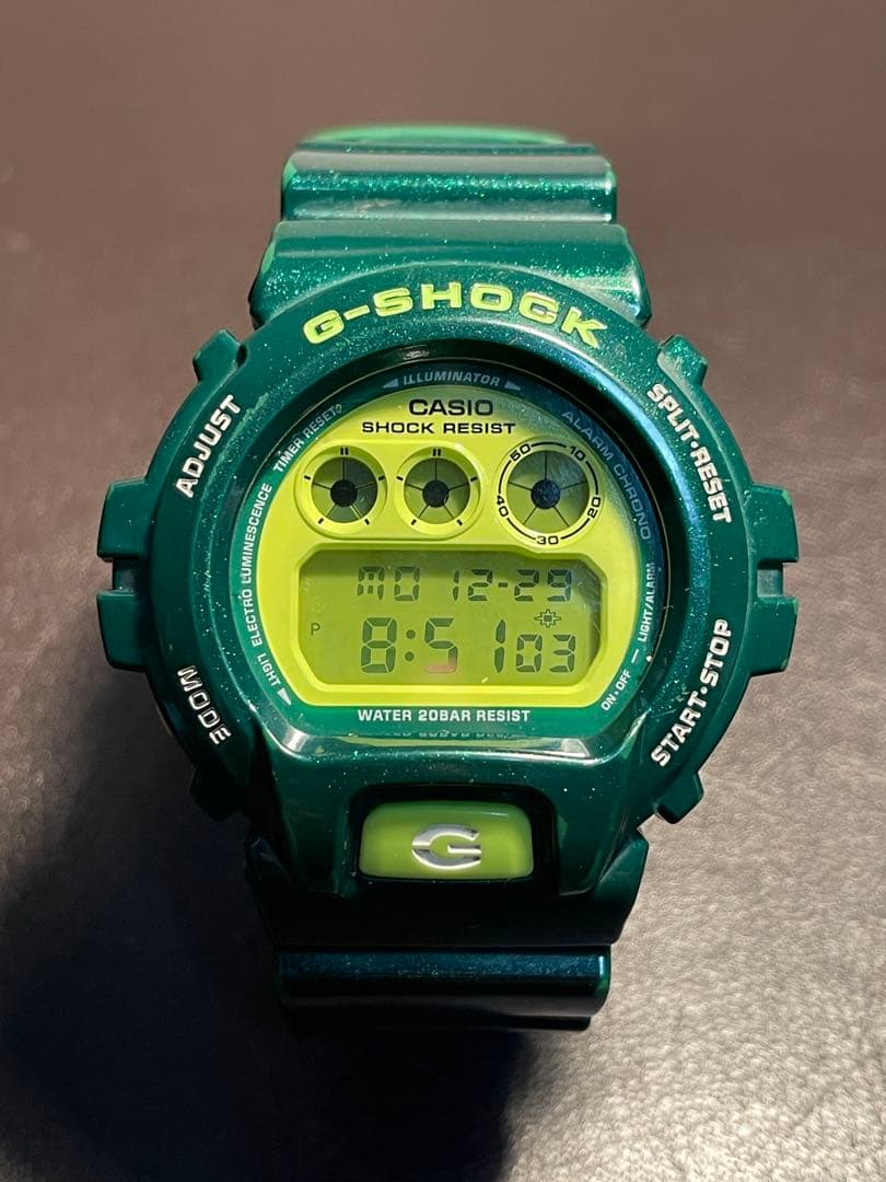 G-SHOCK 腕時計 クレイジーカラーズ グリーン　DW-6900CC