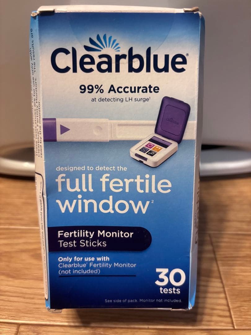 clear blue 排卵日チェッカー　30本入り　使い捨てスティック　妊活