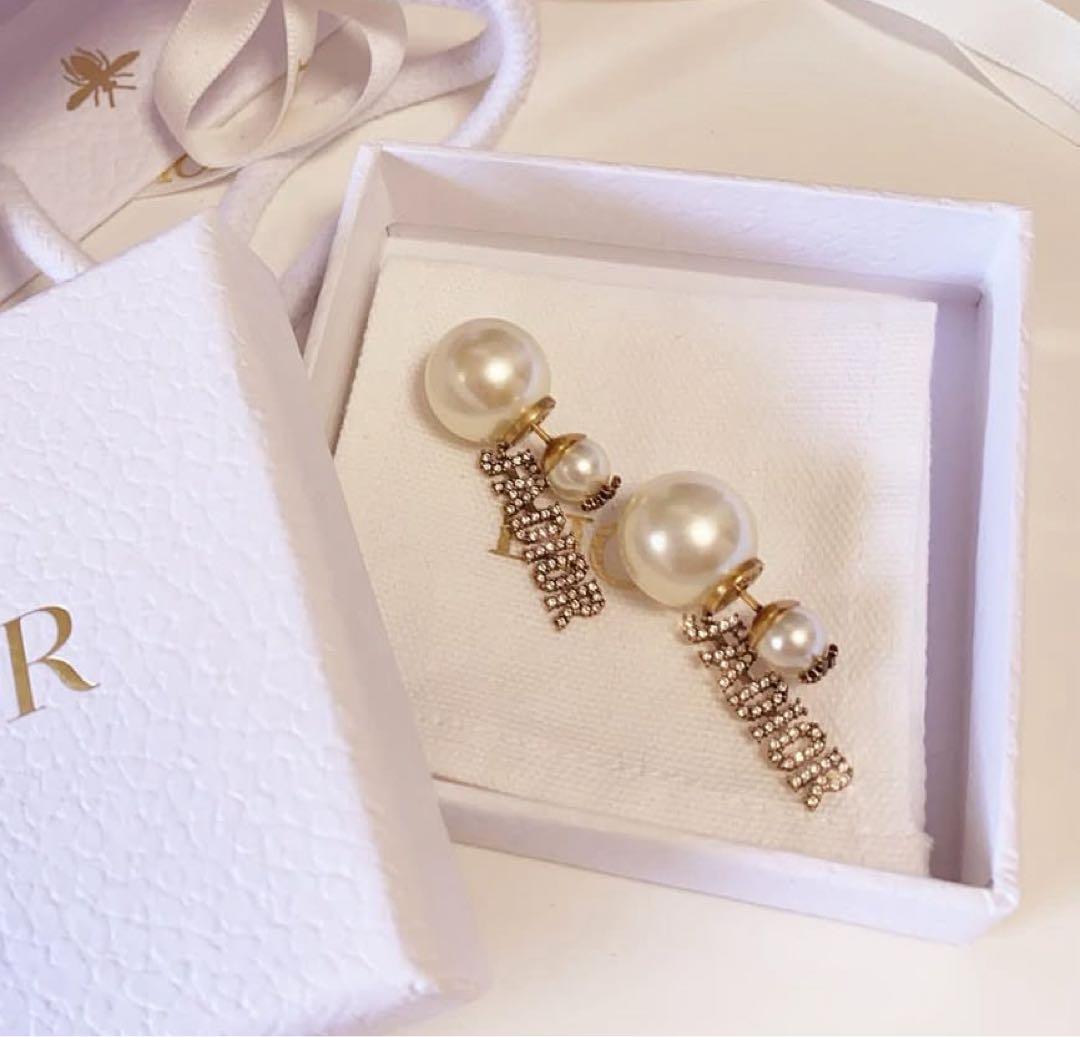 Dior パールクリスタル　片耳