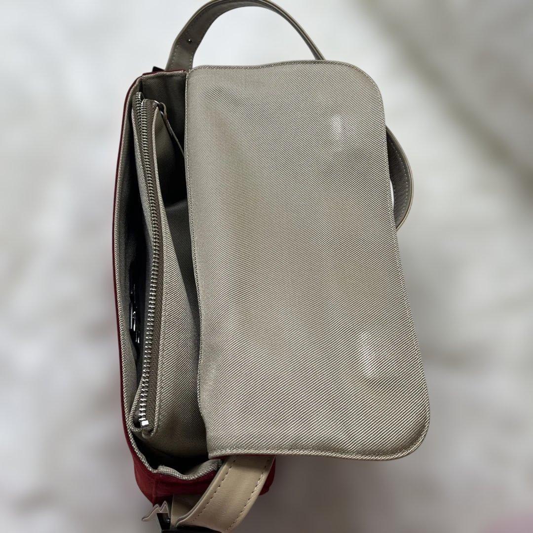 【極美品】ジバンシー　ハンドバッグ　スエード　ワインレッド　ショルダーバッグ