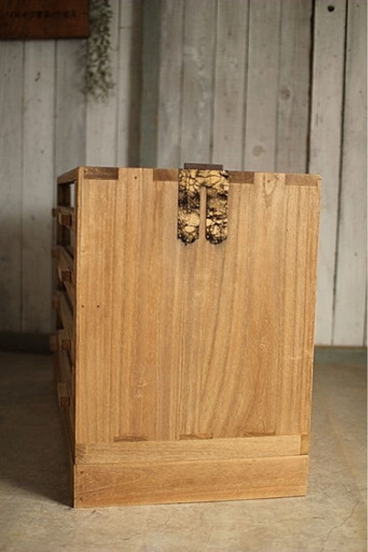 古い前面ガラスの引き出し4段　カトラリー収納　食器棚　シャツケース　古家具