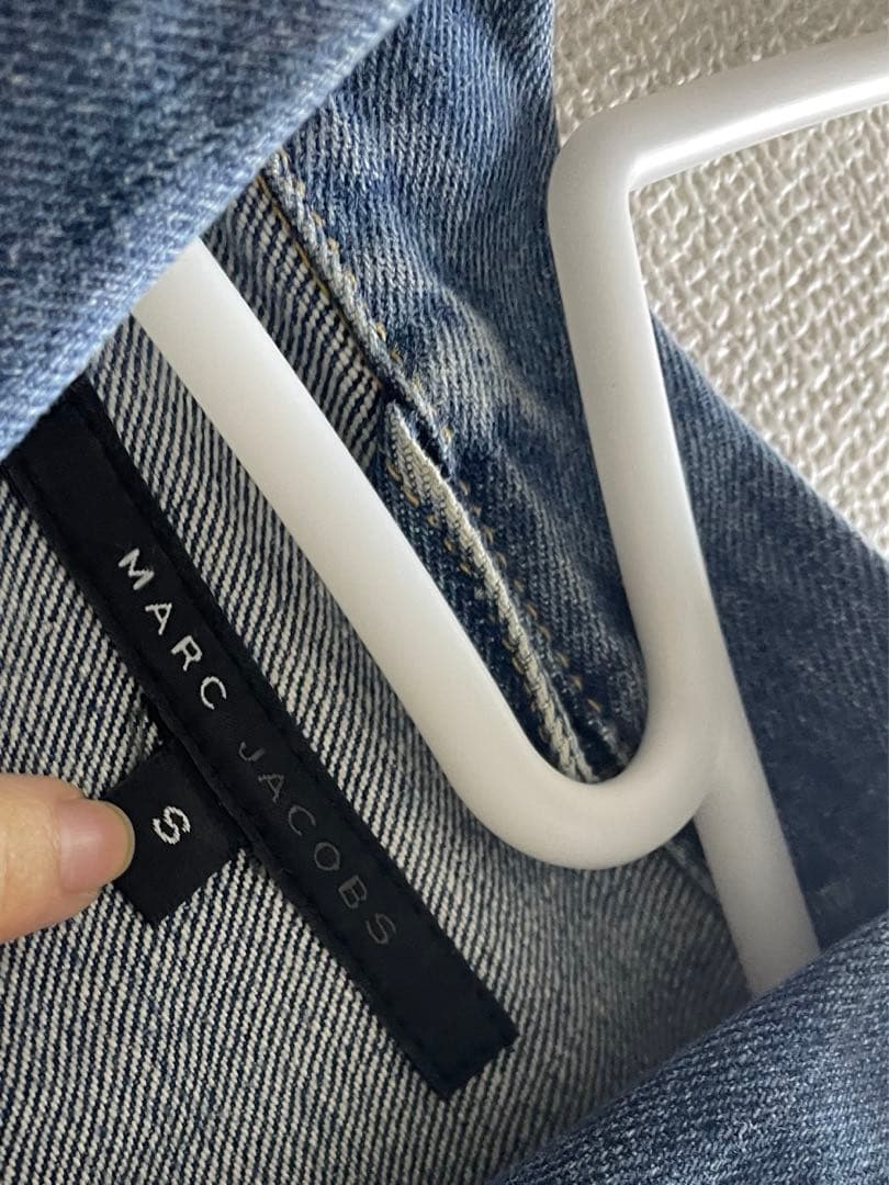 り*り様 一回着美品マークジェイコブス S デニムジャケット　ジージャン　ワッペ