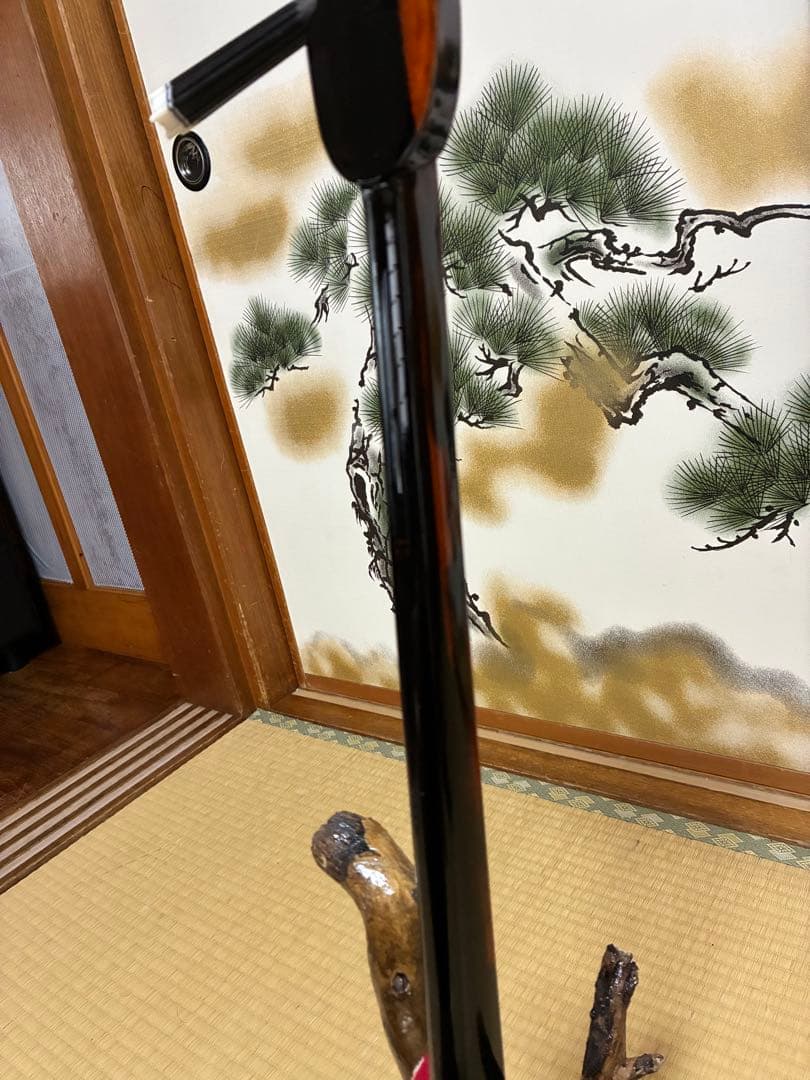 沖縄三線　島黒木！島クルチ！　本蛇皮一枚張り！⑤㉖