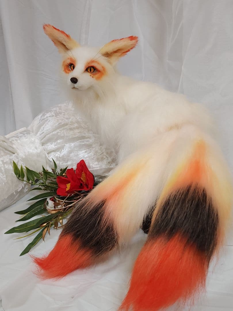 S*苑様 全身可動アートドール　妖狐　狐　二尾