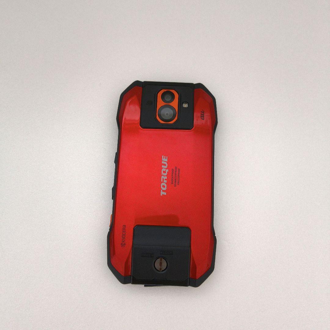 TORQUE G04 レッド au・予備バッテリー＆ガラスフィルム2枚付