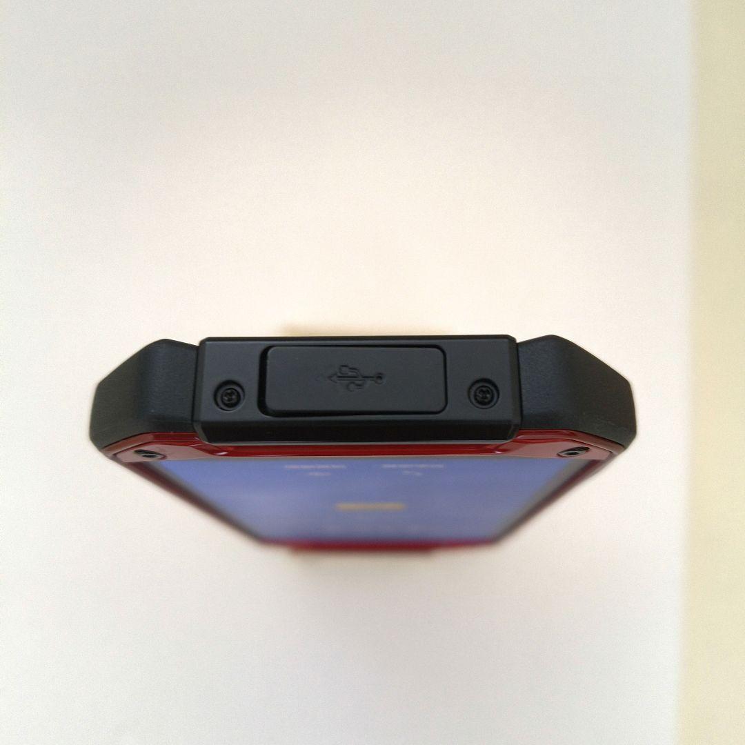 TORQUE G04 レッド au・予備バッテリー＆ガラスフィルム2枚付