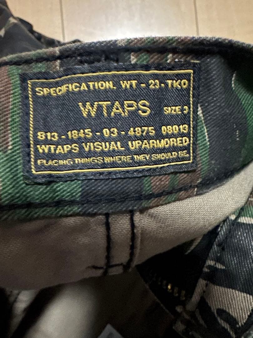 WTAPS 迷彩柄 ワークパンツ サイズ3