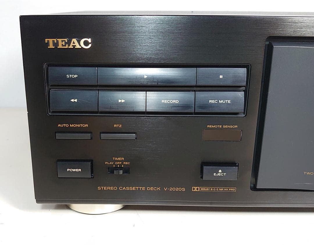 【オーバーホール品】TEAC カセットデッキ「V-2020S」動作OK★