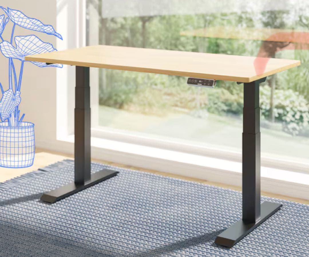 Flexispot E7 140×70cm オーク